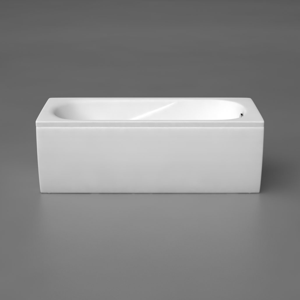 priekšējais panelis vannai Classica, 1800 mm, balts